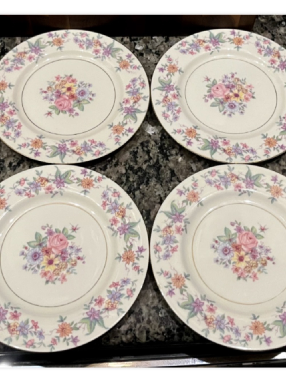 Vintage Theodor Haviland "Springtime" (New York) Salad Plate 7 1/2" set of 8 - Picture 4 of 16